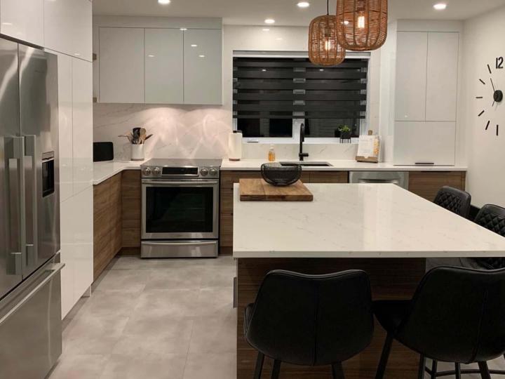 Resurfaçage d'armoires de cuisine Rive-Sud de Québec